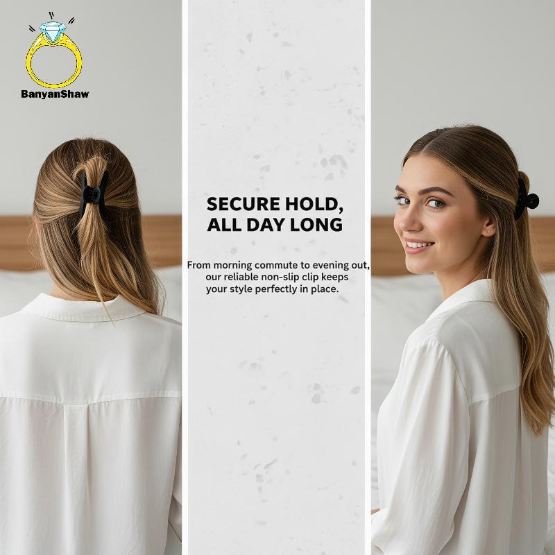 [BANY] 10 Peças Mini Grampos De Cabelo De Plástico Geométrico Antiderrapantes Pequenas Garras Para Adolescentes Escola U