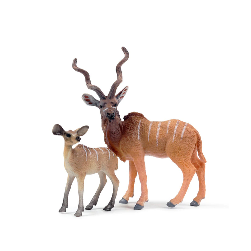 Animais Selvagens de borracha pvc leao rinoceronte gazela gnu savana elefante girafa urso lobo tigre alce rena antílope