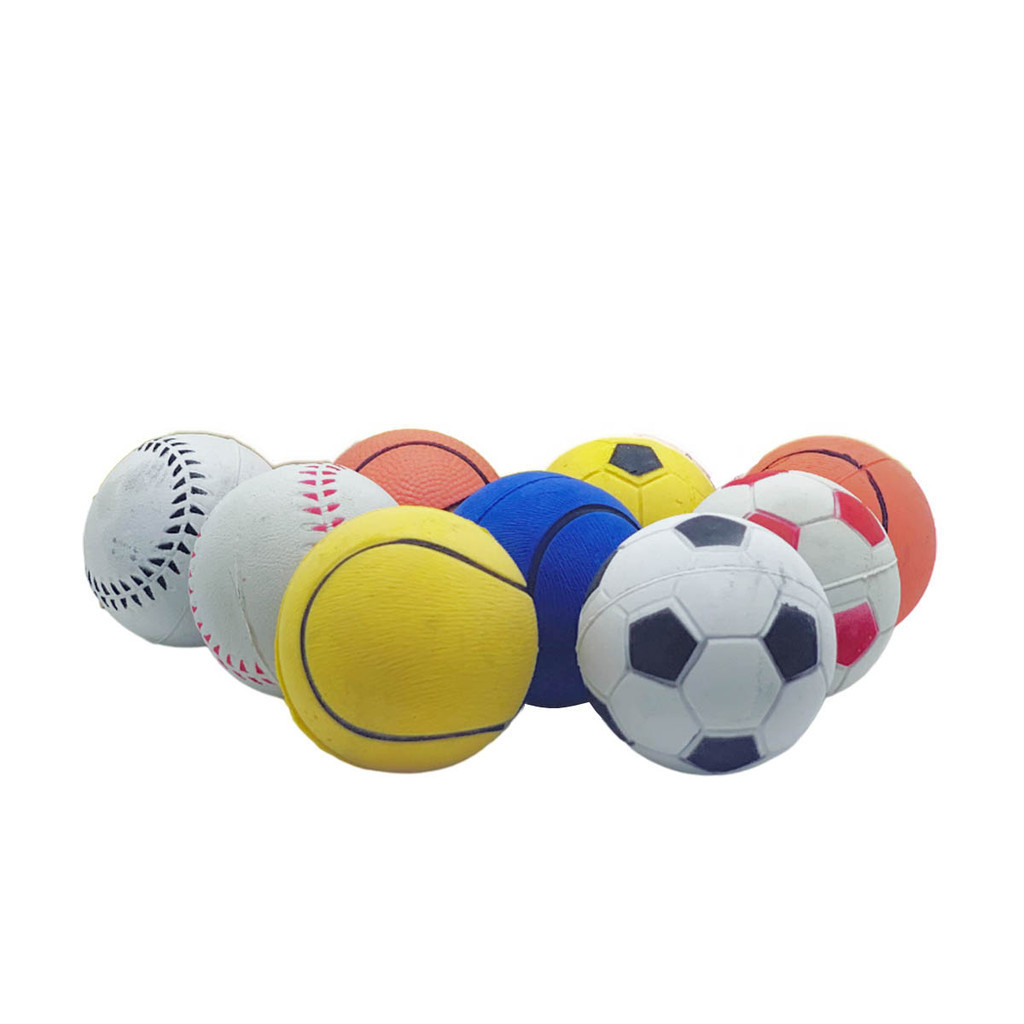 Brinquedo Bola de Borracha Cores Sortidas - Savana Pet