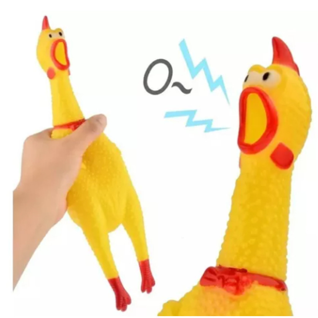 Mini Brinquedo Mordedor Frango Para Cachorro Pequeno Borracha - Savana