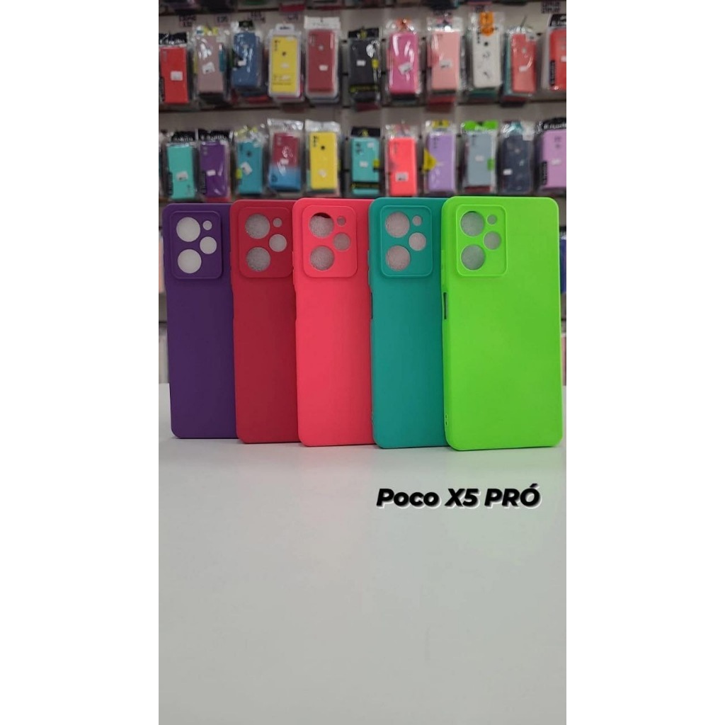 Kit 5 ou 3 Peças Capa Capinha Silicone Aveludado Cor Aleatória Proteção Excelente Qualidade Para  note 11 pro Redmi Note