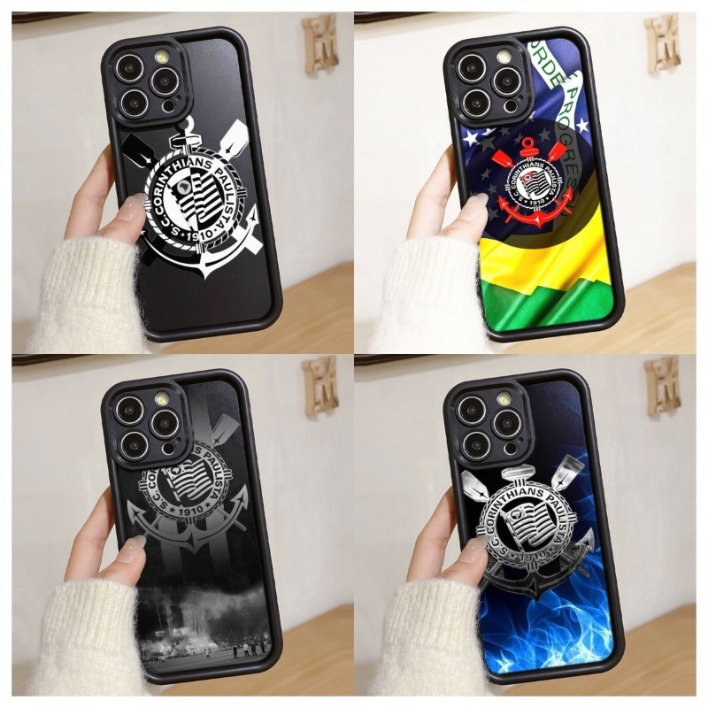 Corinthians Capinha Capa Para Redmi 12 12C 13 13C 14C Note 11s 12s 13 14 Pro 4G Caso De Silicone