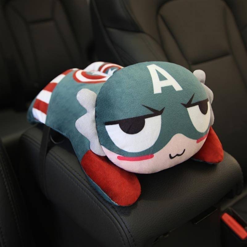 Car Tissue Box Draw Hanging Car Car Armrest Box Sun Visor Hygiene Paper Extraction Box Cartoon Cute Creative JvkD