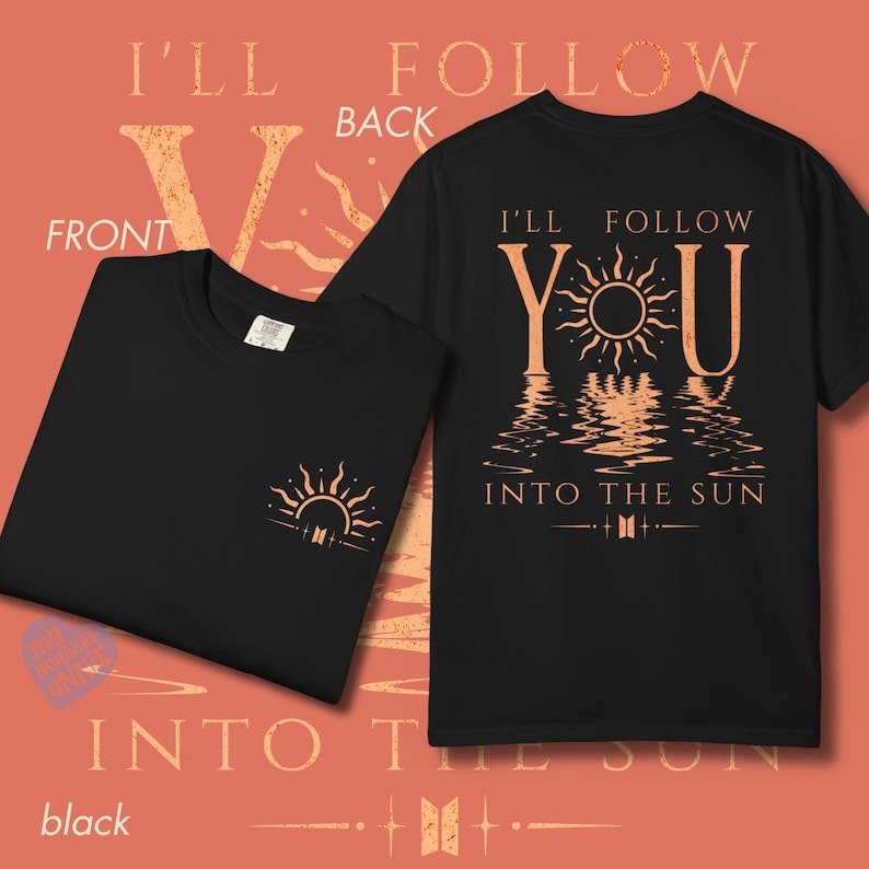「Cute Girl」Camiseta Unissex Into The Sun Kpop Concert Estampa Fofa Confortável Premium Estilosa Casual