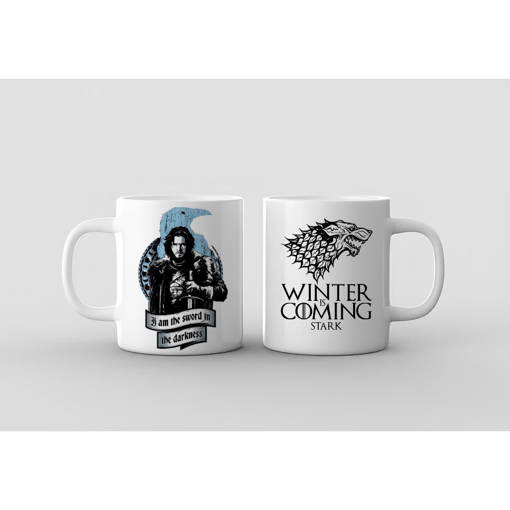 Caneca Game Of Thrones Got Snow Star Winter Is Coming Anime