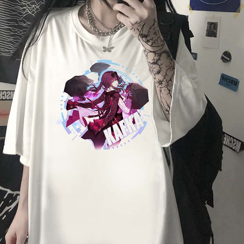 Camiseta HONKAI STAR RAIL KAFKA Game Geek anime Unissex