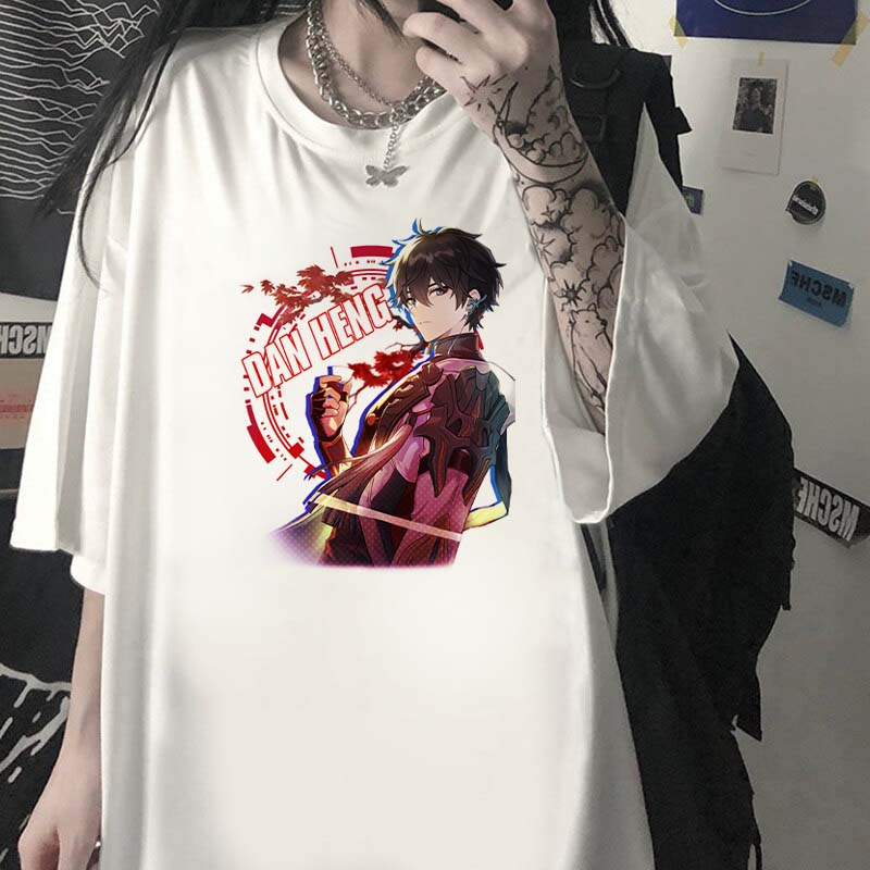 Camiseta HONKAI STAR RAIL DAN HENG Game Geek anime Unissex