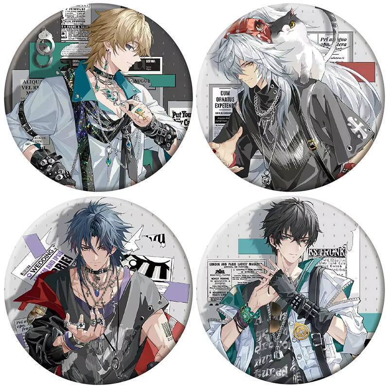 Honkai : Star Rail Game Anime Button Pins Figura De Desenho Animado Broches De Lâmina De Aventurina Emblema Feito À Mão