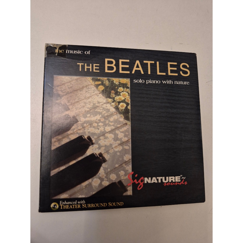 The music of The Beatles  and Simon and Garfunker -  piano and guitar with nature - CD duplo original *