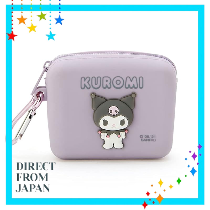 SANRIO Silicone Mini Pouch - Various Characters, Ideal for Accessories, Makeup, and Coin Storage