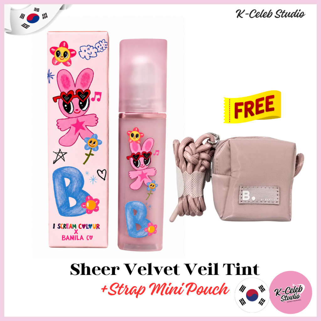 B.by Banila Sheer Velvet veil Tint+Mini Pouch(Free)