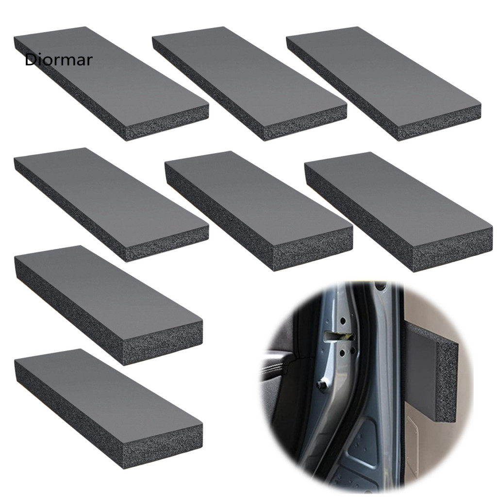 Vehicle Door Edge Protector Car Guard 4pcs Garage Wall Bumper Anti-collision Self-adhesive Eva Foam Pads for Parking War