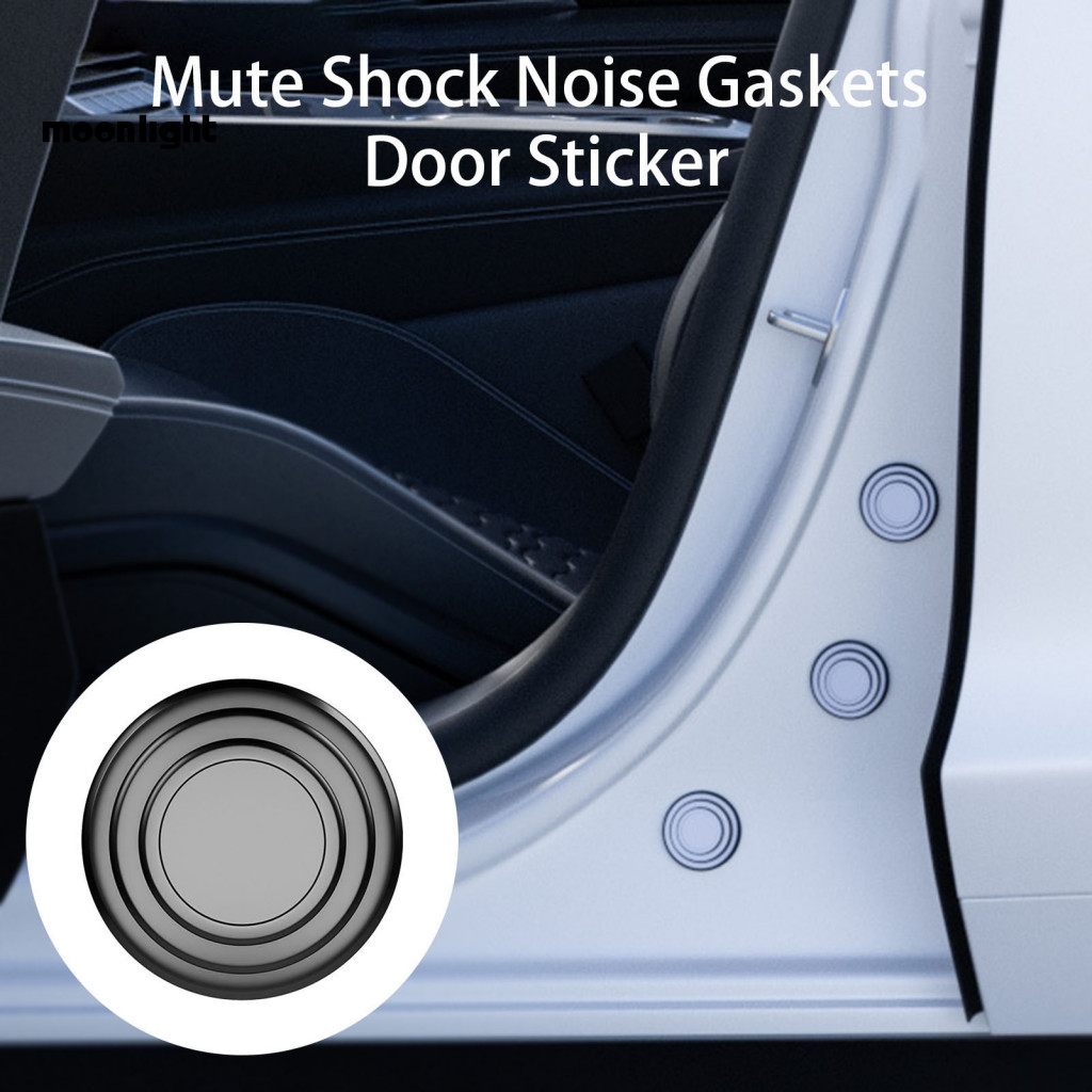 10pcs Car Door Bumper Pads Silicone Shock Absorber Anti-collision Gasket Soundproof Seal Protector for Auto Edge Guard S
