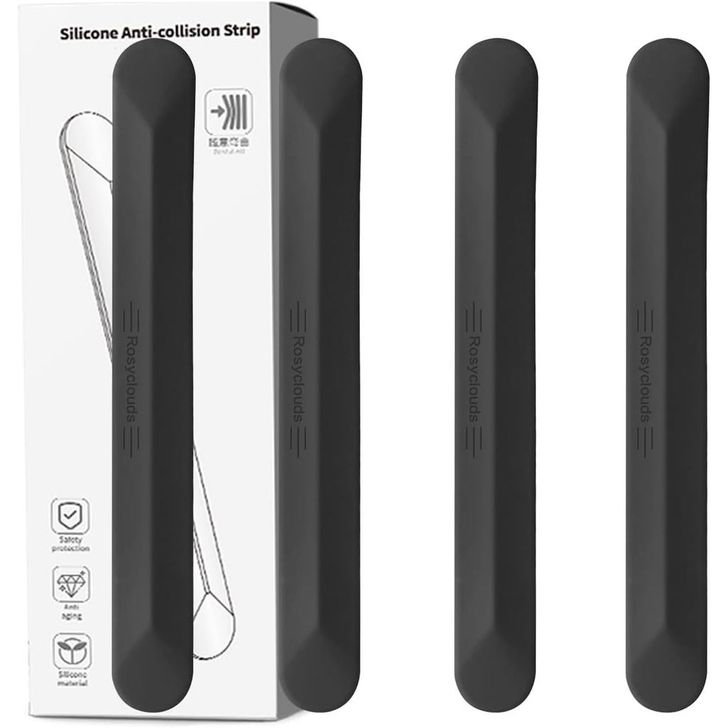 muekzu Silicone Car Door Edge Guard Trim Molding Crash Scratch Protector Scratch Guard for Car,Sedans,Truck,SUV 4PCS (Bl