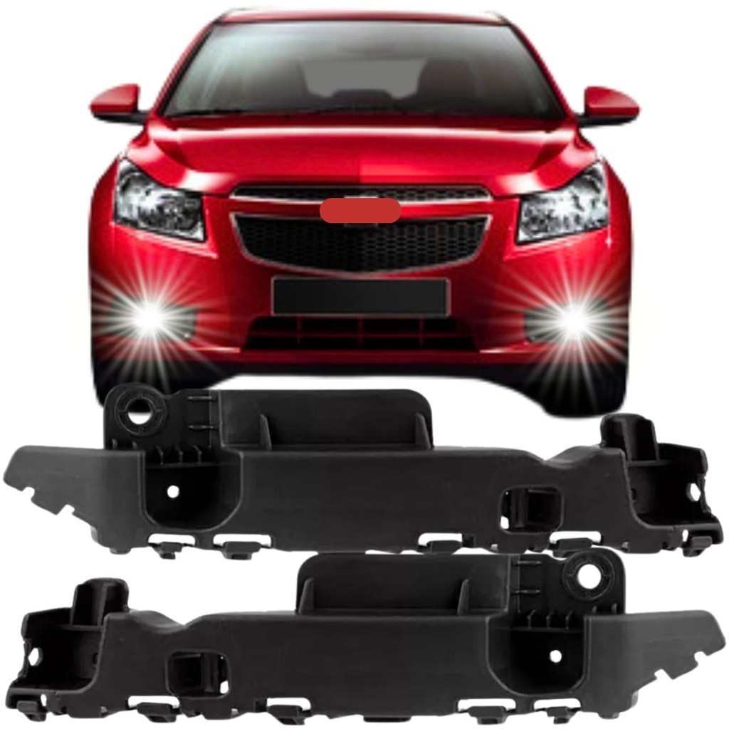 Par Suporte Guia Parachoque Dianteiro Para Chevrolet Cruze 2012 2013 2014 2015 à 2016