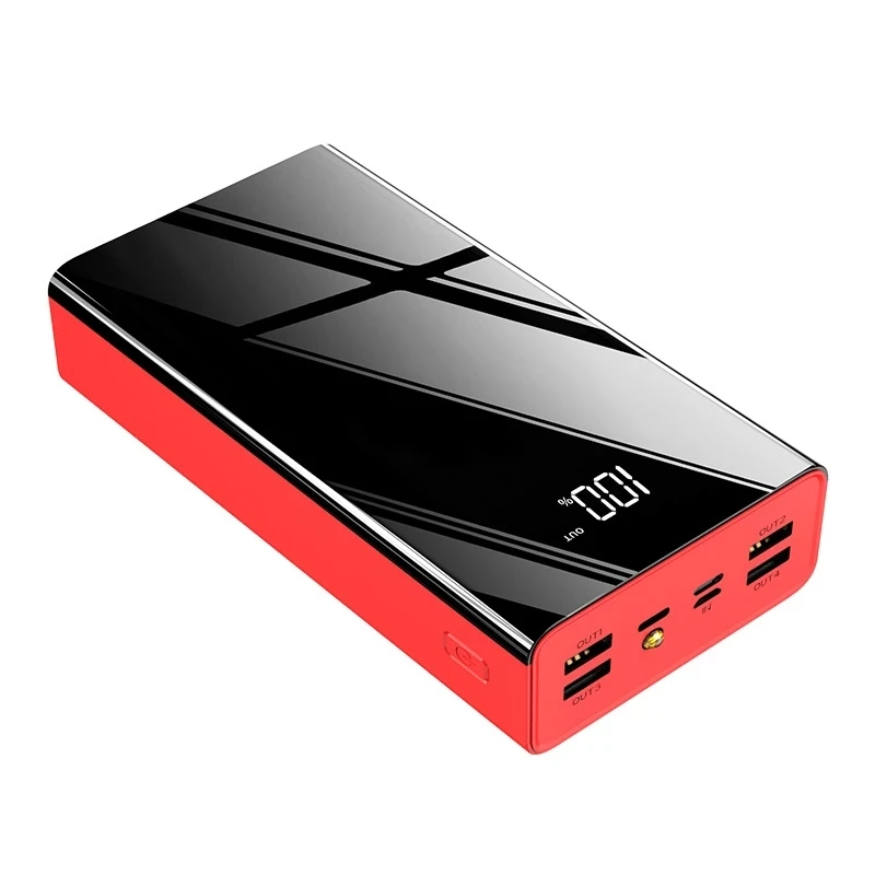 40000mAh Power Bank Portable Charger External Battery Pack Powerbank 40000 mAh for iPhone 16 Samsung S24 Huawei Xiaomi Poverbank