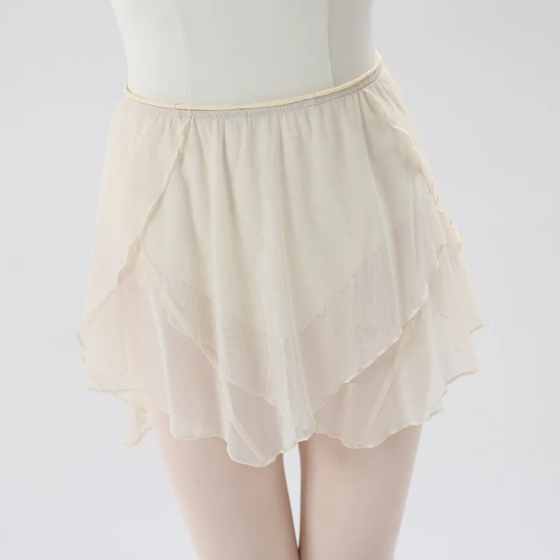 Women's Ballet Skirt Irregular Design Sense Half Dance Skirt Adult Ballet Lyric Dress Girls Practice Ballet Dance Skirt Tutu
