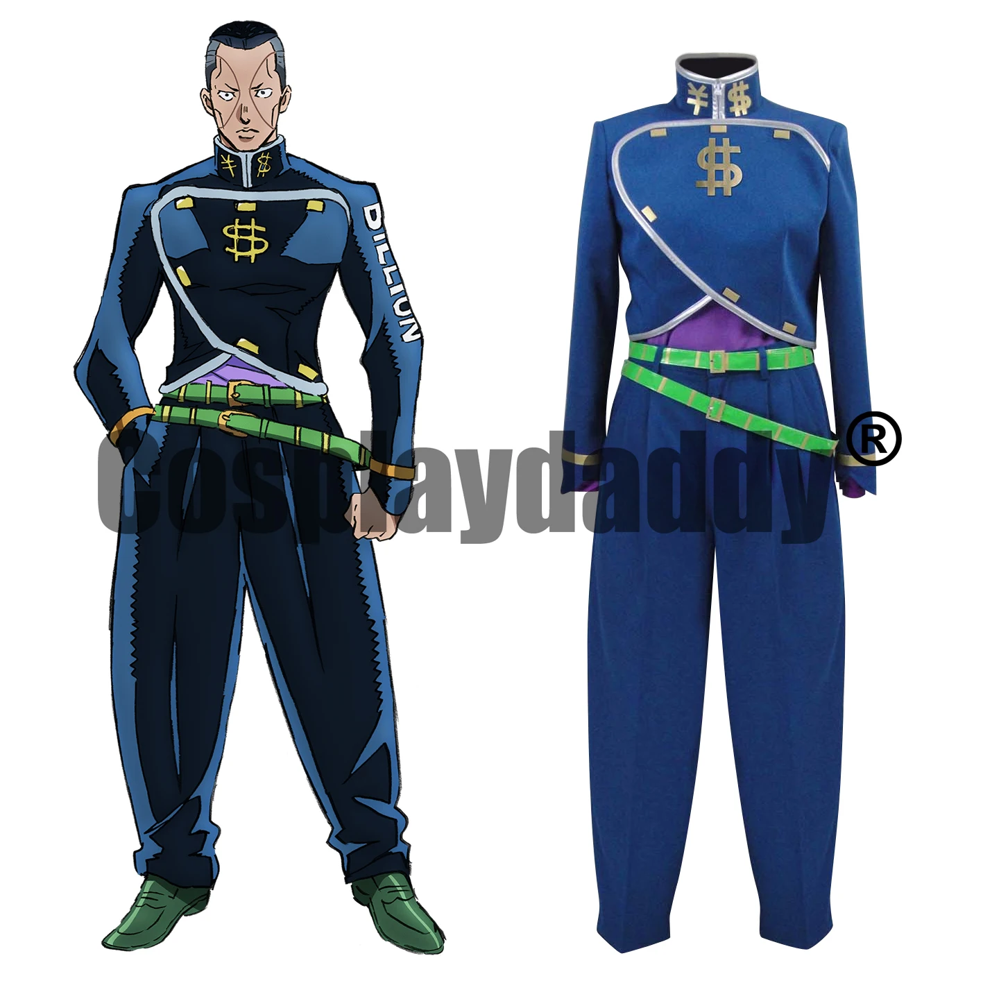 IN STOCK JJBA Part 4 Diamond is Unbreakable Okuyasu Nijimura Cosplay Costume Anime Manga Uniform Outfit