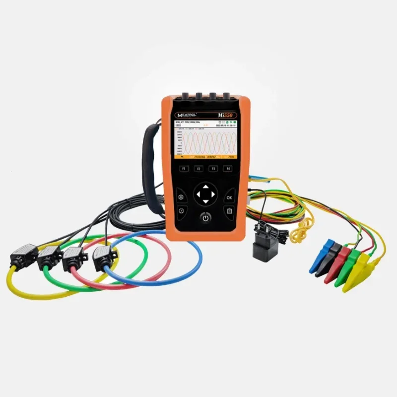 Power quality analyzer Industrial three-phase power harmonic power factor monitoring Waveform recording