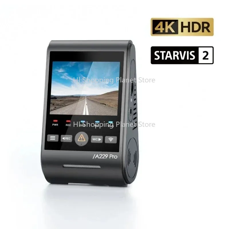 A229 Pro driving recorder with multi-lens, three-channel recording, 4K+2K+infr HDR