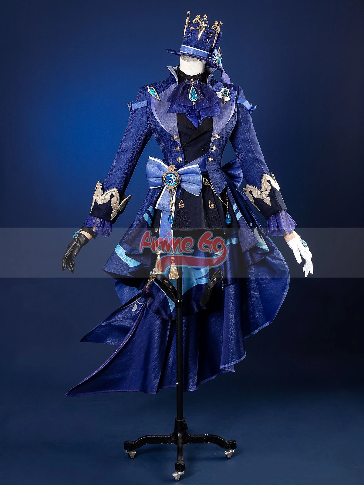 White Black Furina Cosplay Genshin Impact Costume Focalors Women Upgraded Outfit 3D Accessories Halloween Party