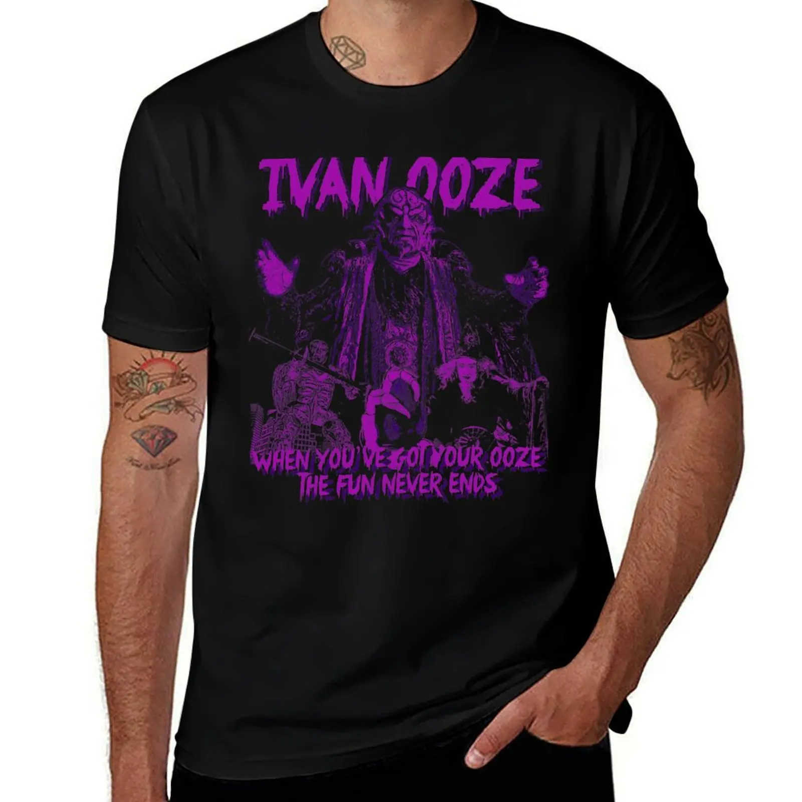 IVAN OOZE T-Shirt anime tshirt cute tops street wear korean fashion mens graphic t-shirts anime