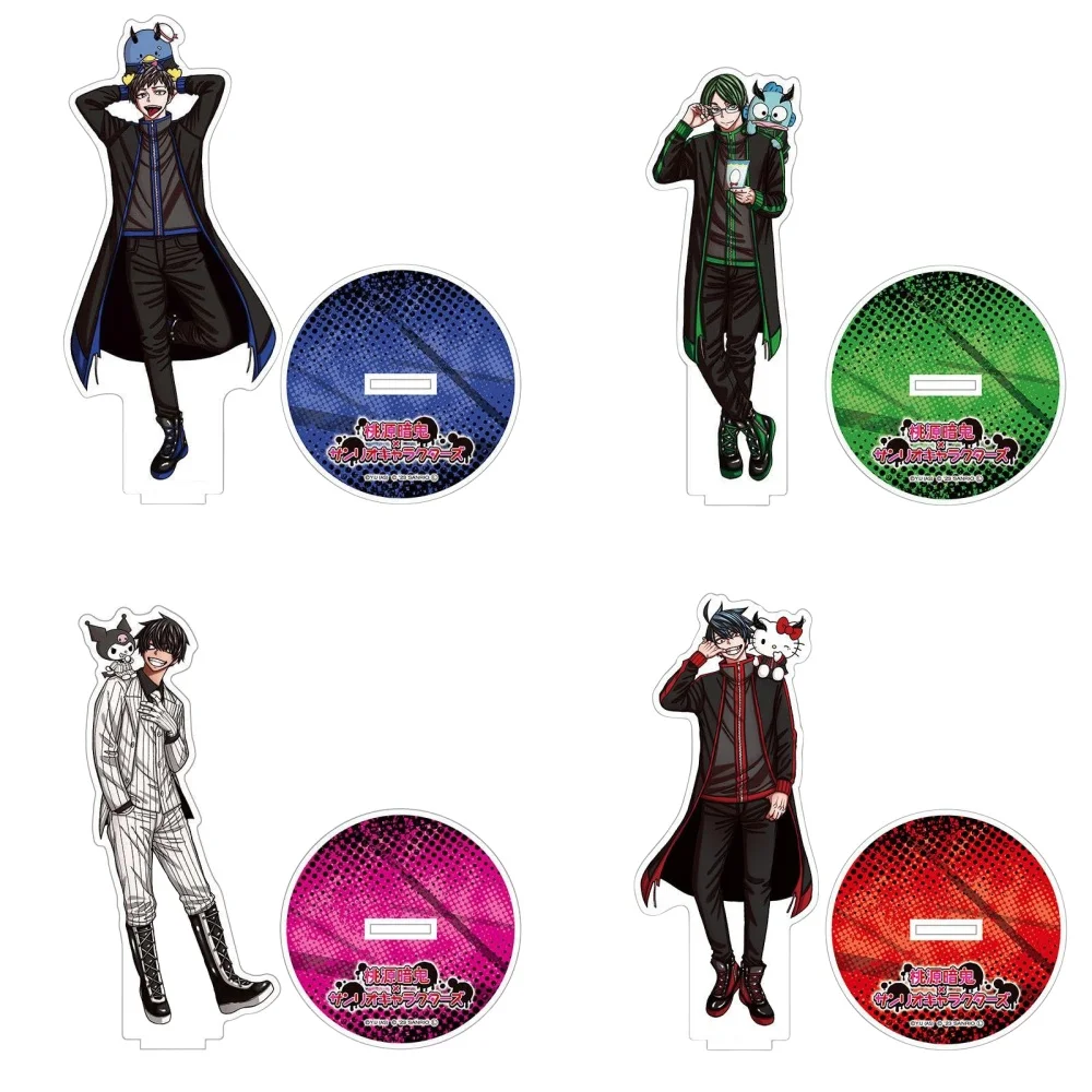 Anime Fans Gifts Tougen Anki Osuke Momokado Oiranzaka x Usahana Q Edition HD Figures Mini Acrylic Stand Desktop Ornament