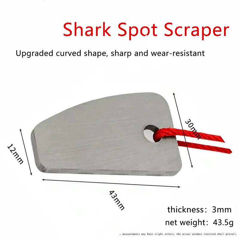 Tungsten Steel Shark Knife Car Polishing Point Repair Scraper Super Hard Surface Treatment Sagging Stains & Spray Paint Removal