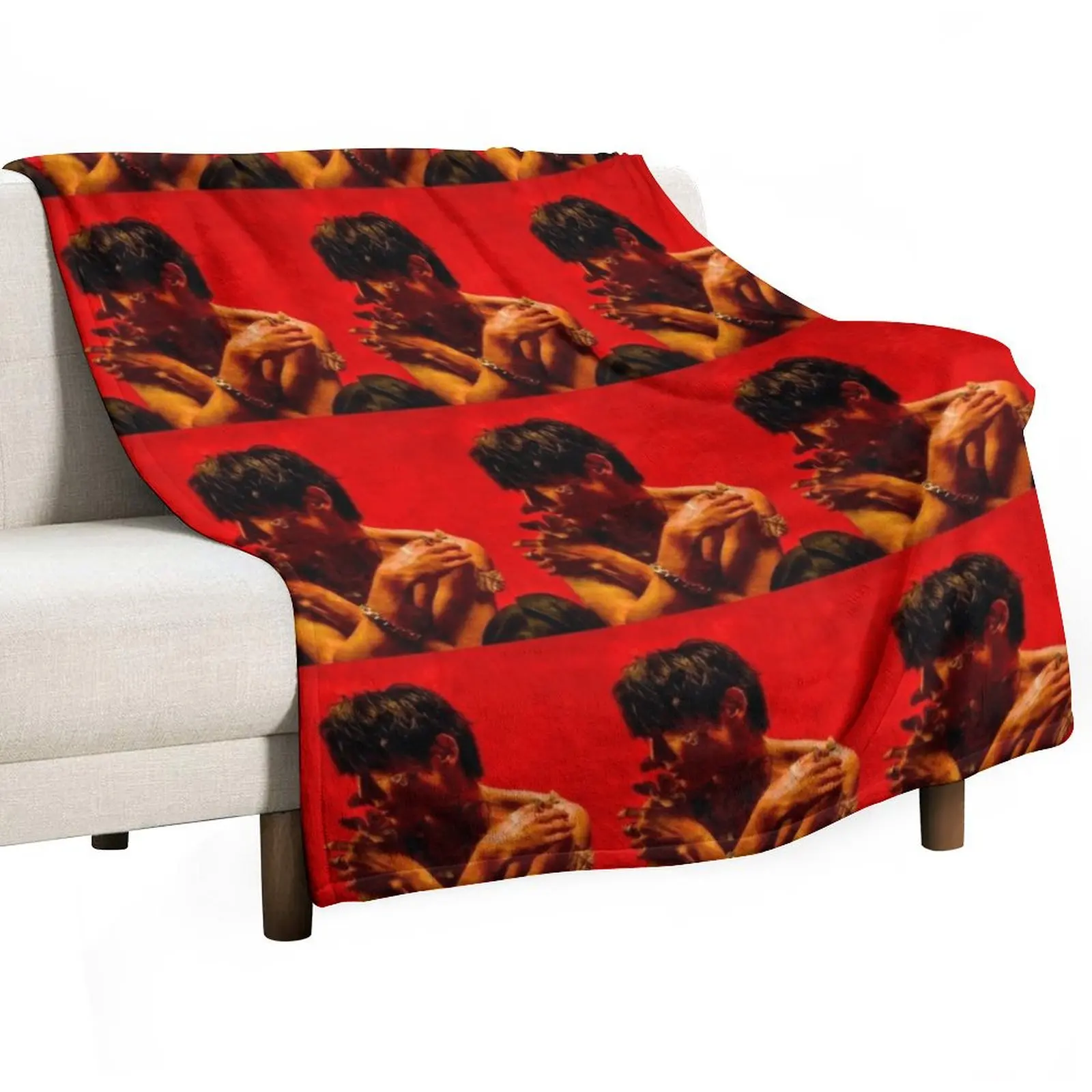 Woosung The Rose Water Colour Painting Throw Blanket Vintage For Decorative Sofa Quilt Moving Large Summer Beddings Blankets
