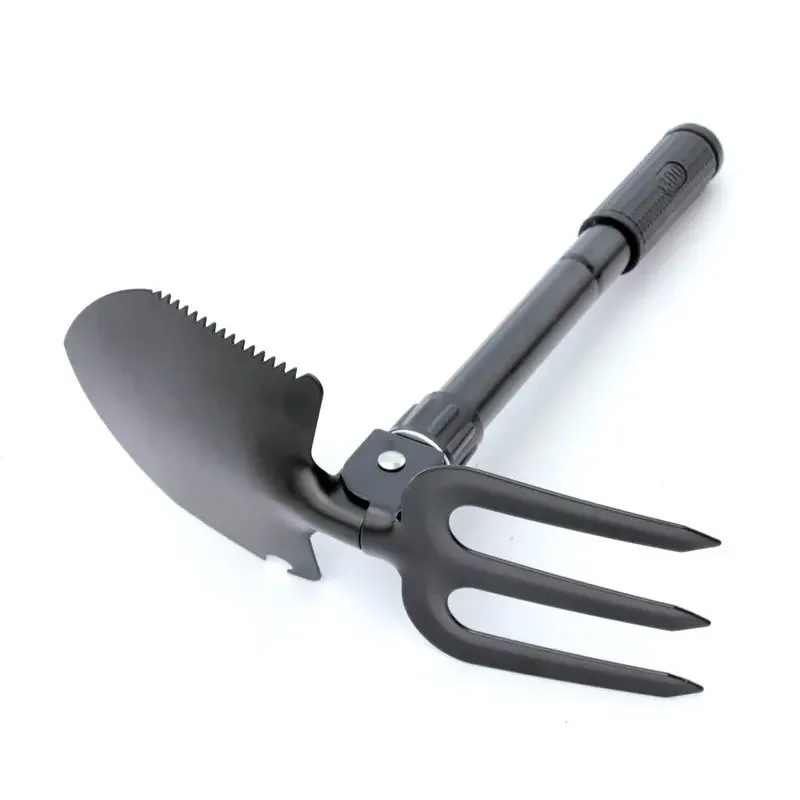 NEW Portable Multifunction Folding Shovel Stainless Steel Survival Spade Trowel Garden Camping Outdoor Tool Garden Tools