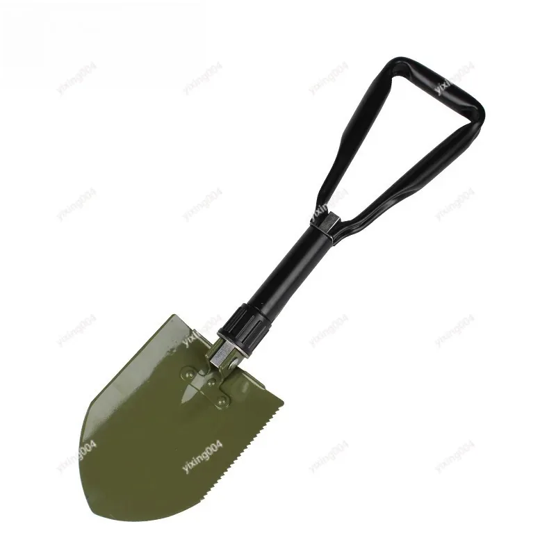 Folding Multi‑Function Shovel Portable Outdoor Spade for Vehicle‑Mounted Camping Emergency Rescue Use