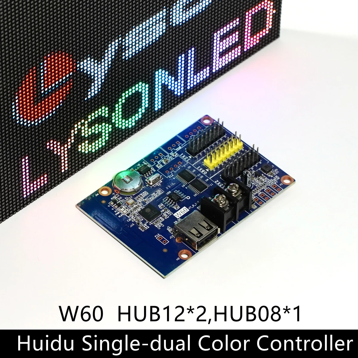 Huidu HD-W60 U-Disk WiFi Single Dual Color LED Display Control Card