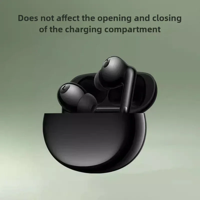 For OPPO Enco X2 Bluetooth Headphones -,In-Ear Filters Noise-Canceling Silicone Eartips Ear Caps & Protective Leather Case