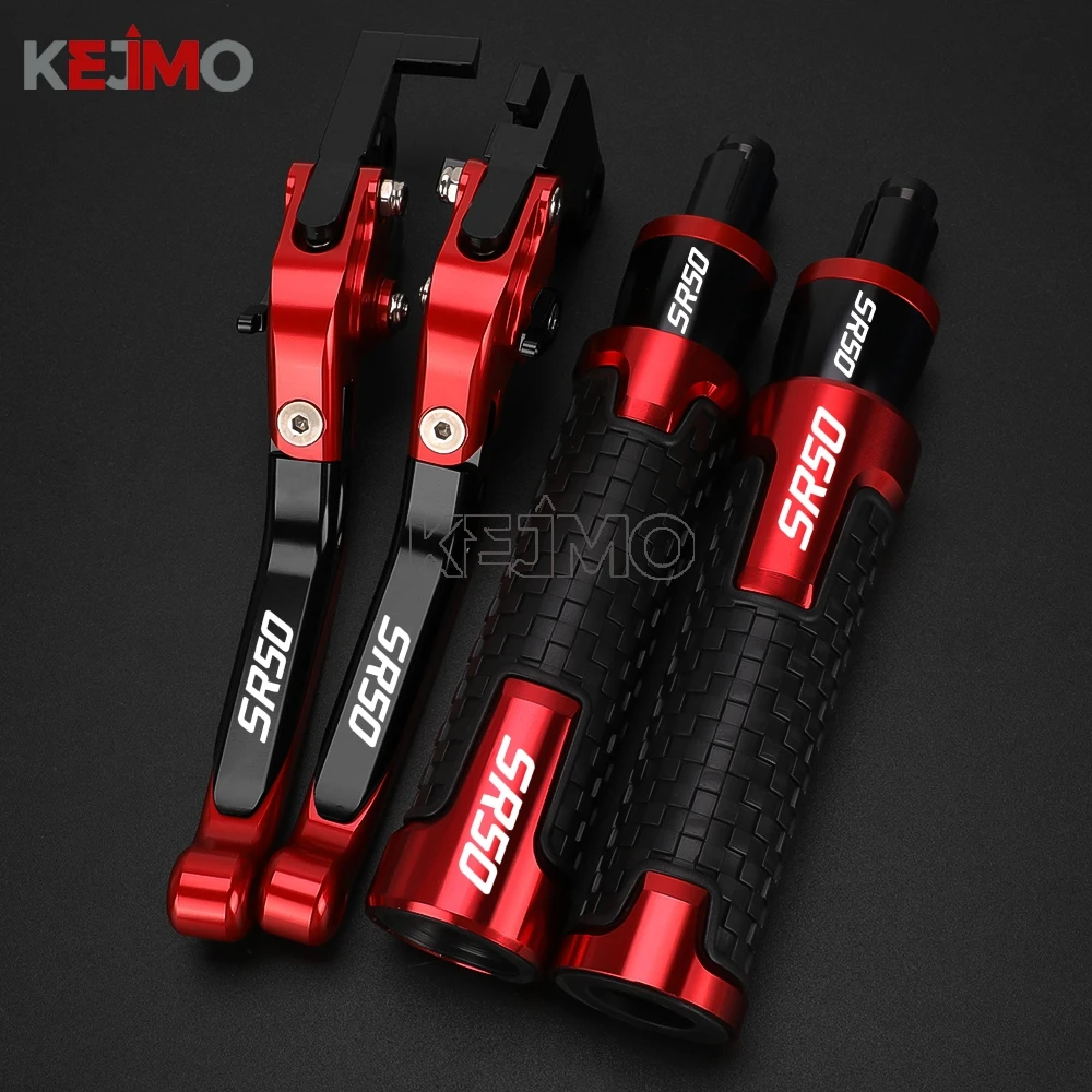 2014 2015 2016 2017 2018 2019 Motorcycles Adjustable Clutch Brake Levers Handle Grips Hand Bar Ends for Aprilia SR 50 MY SR50 R