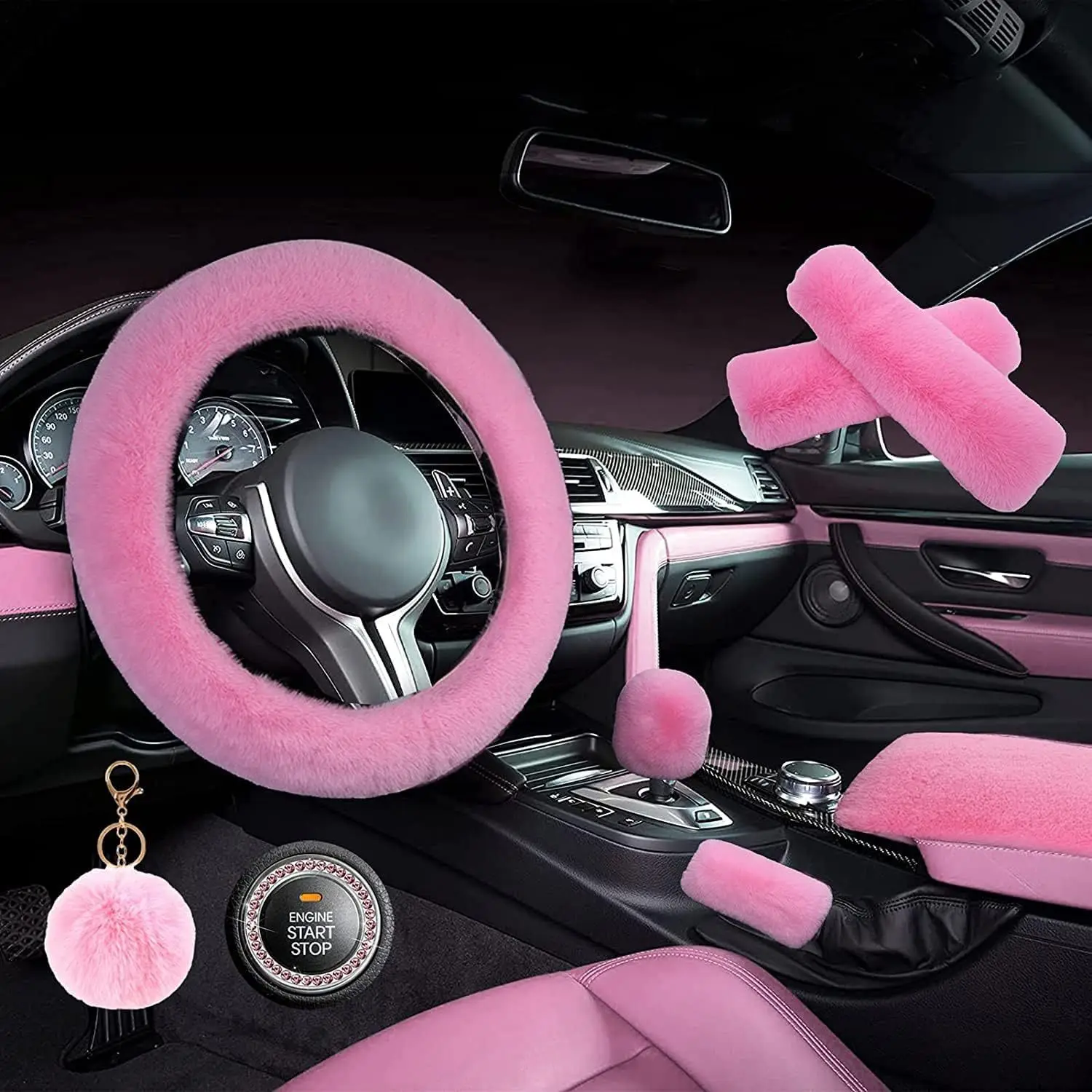 Car Steering Wheel Cover For Peugeot 301 307 Sw 508 308 206 4007 2008 5008 2010 3008 2014 2015 2016 2017 2018 2019 Accessories