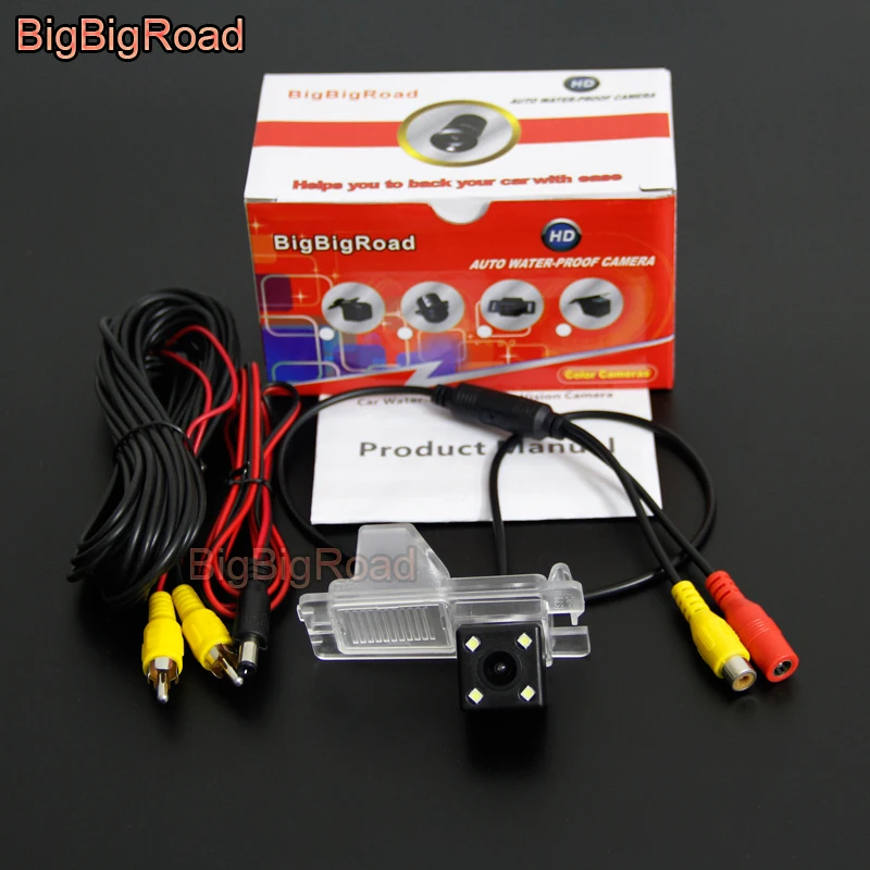BigBigRoad Car Rear View Reverse Backup Camera For SsangYong Rodius Stavic 2004- 2013 2014 2015 2016 Actyon Korando Rexton Kyron