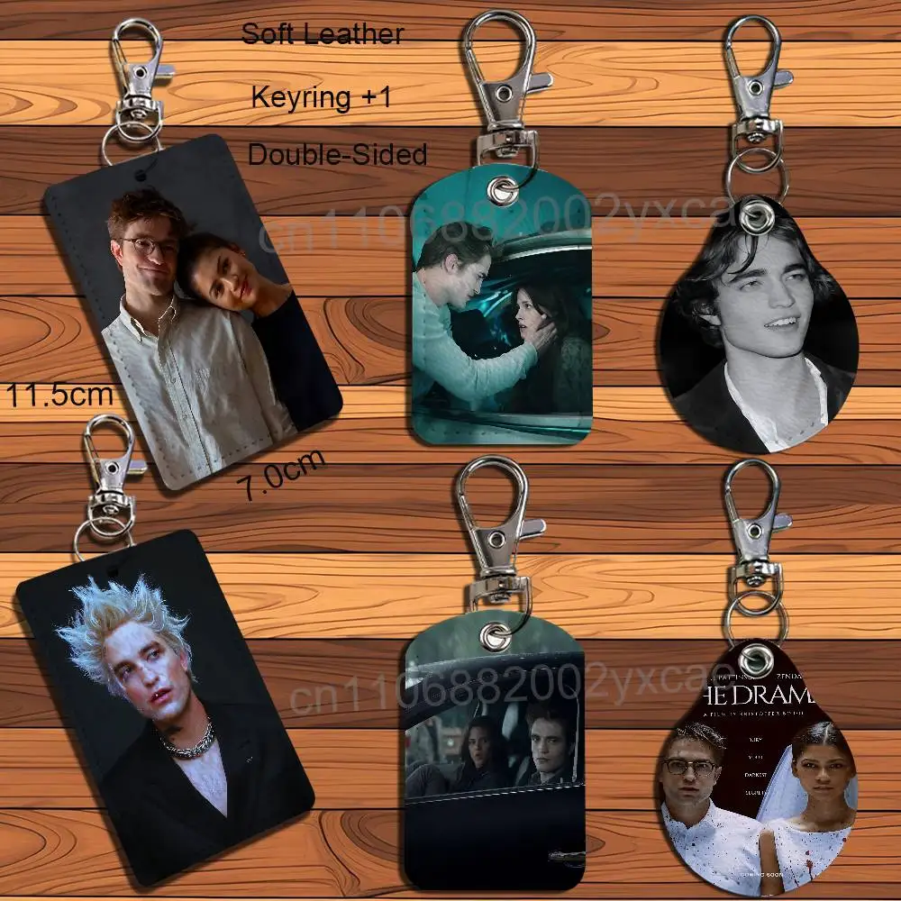 Drama Robert Pattinson Twilight Cartoon Singer Anime Card Keychain Fashion Pendant Bag ID Door Card Case Bus Card Cute Adult
