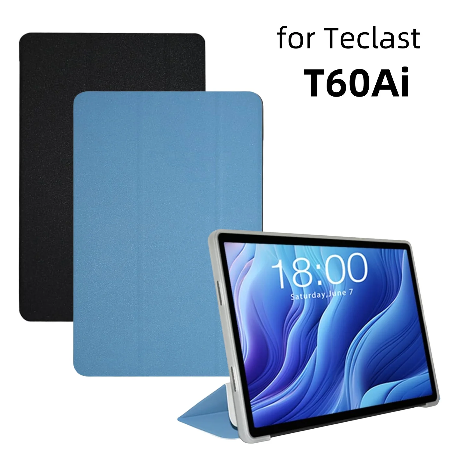 Slim Cover for TECLAST T60Ai Tablet Case Folding Trifold Stand PU Leather with With Auto Wake/Sleep for Teclast T60Ai 12