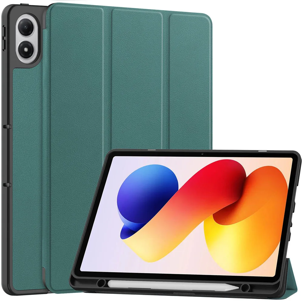 For Xiaomi Redmi Pad Pro 2024 Folding Stand Case Funda for Redmi Pad 2 Pro 12.1 2025 POCO Pad 12.1 Tablet Cover with Auto Sleep
