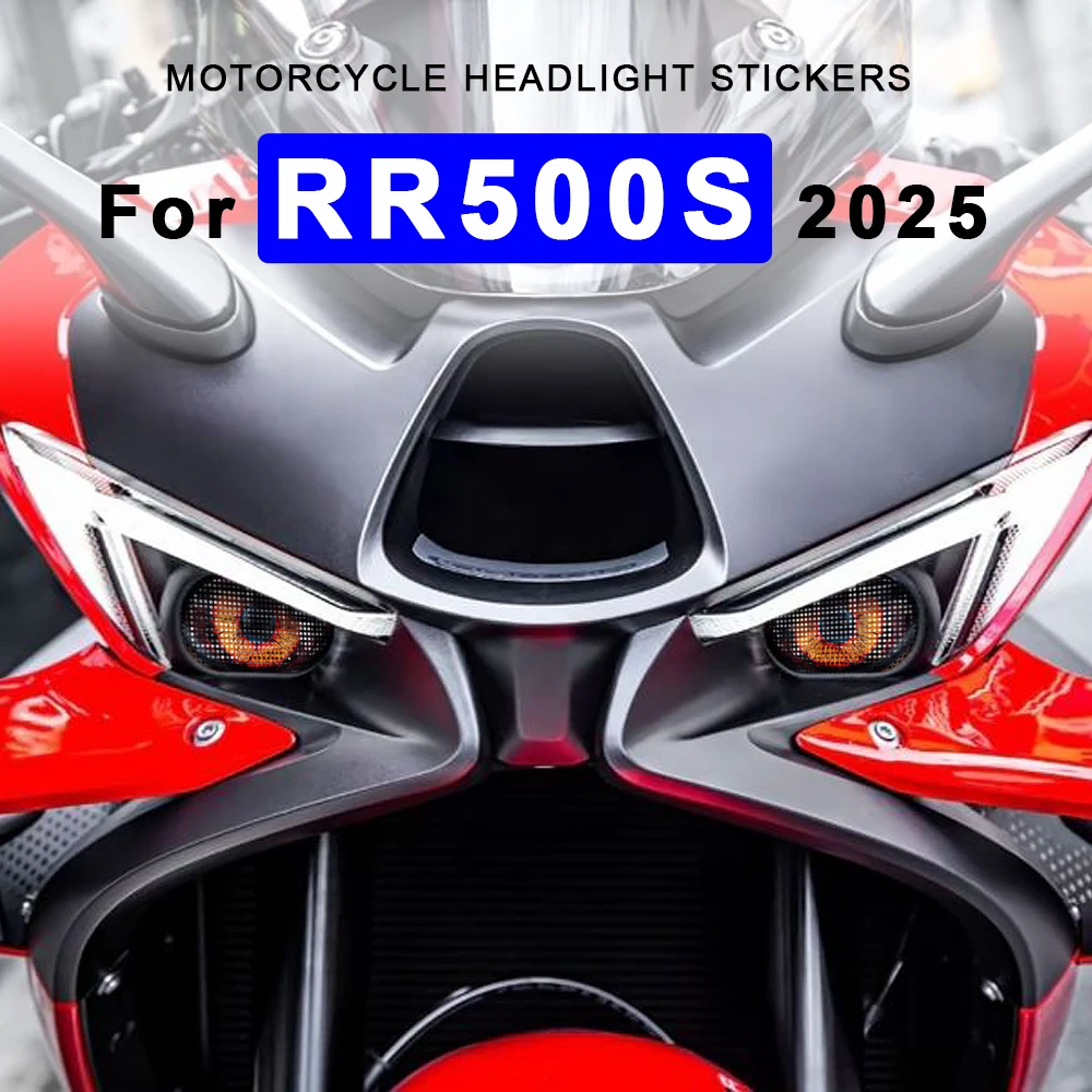 For Voge RR 500 S RR500 S RR 500S RR500S 2025 Motorcycle Headlight Stickers Waterproof Head Light Protective Decals Accessories