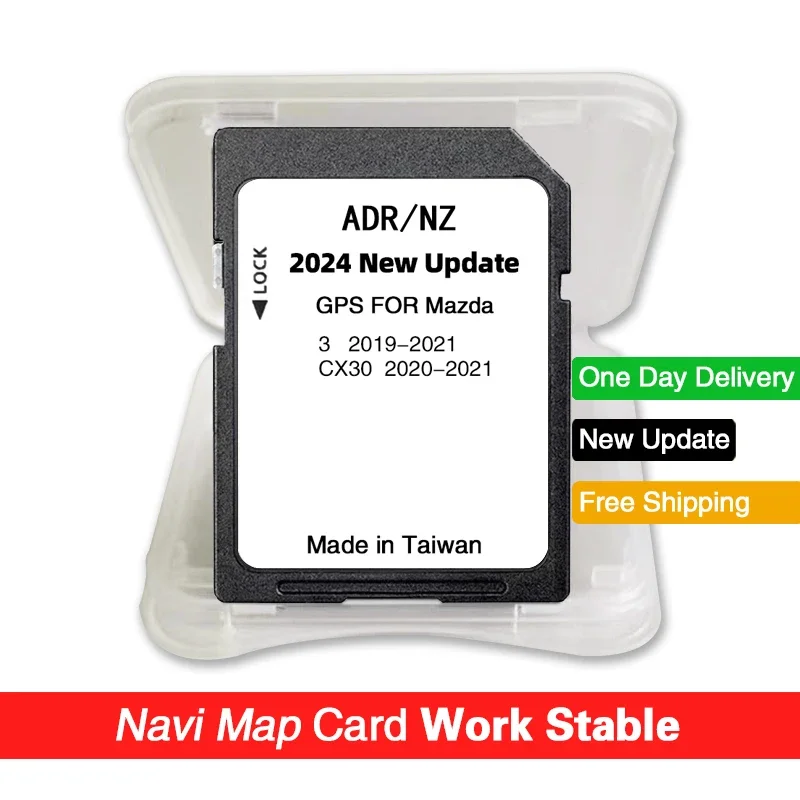 for Mazda 3 CX-30 Vehicle GPS SD Card Upgrade Australia New Zealand map 2024 Navigation Sat Nav Maps 16GB Infotainment system