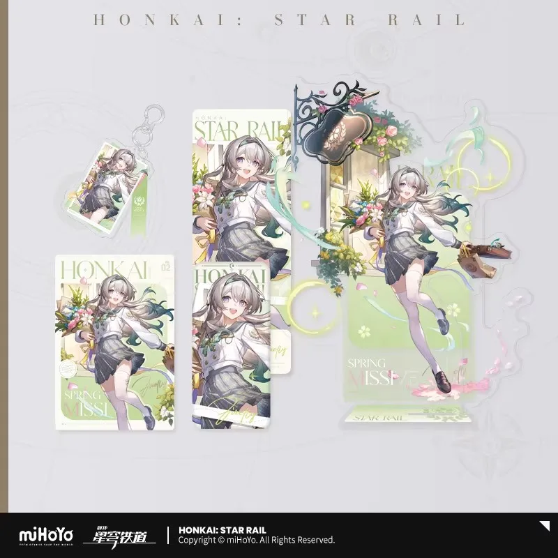 [Genuine] miHoYo Game Honkai Star Rail Firefly Badge Anime Pendant Acrylic Standee Laser Ticket Flashcard Cosplay Halloween Gift