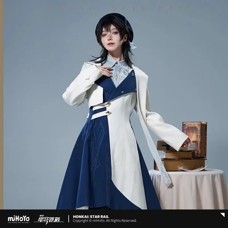 [Genuine] miHoYo Game Sunday Coat Honkai Star Rail Sunday Theme Wool Overcoat Trench Coat Clothing Jacket Cosplay Halloween Gift