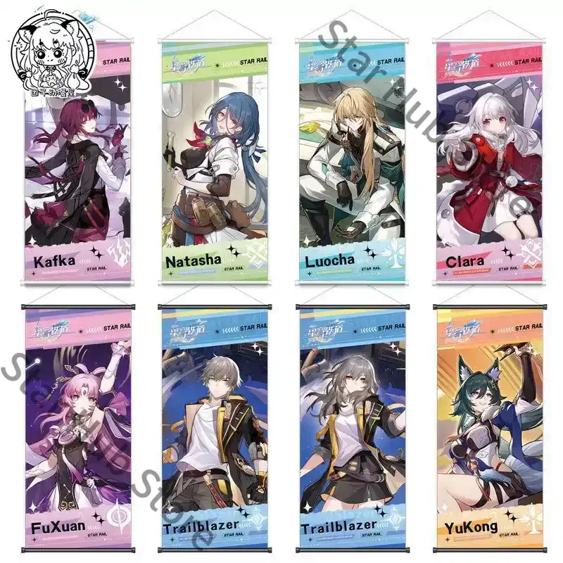 Honkai: Star Rail Kafka Jing Yuan Blade Hang Picture Poster Bedroom Decorative Colleagues Cosplay Exquisite Souvenir Gifts Anime