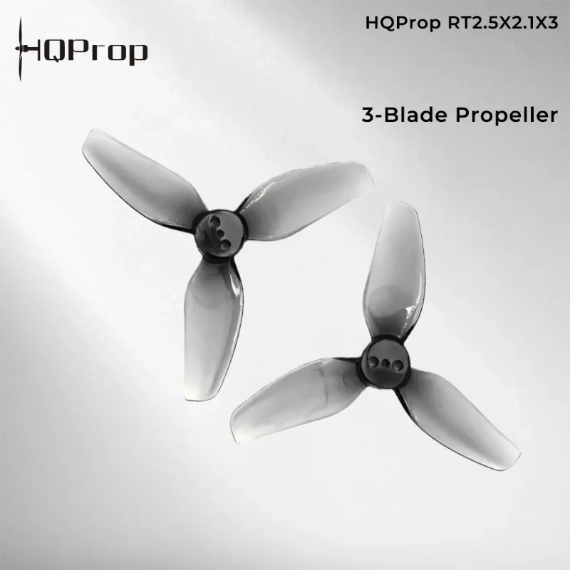 For Mario Mini25 HQProp T2.5x2.1x3 3-Blade Propeller 2.5 Inch Positive Negative Paddles for Racing RC Drone Flying Props