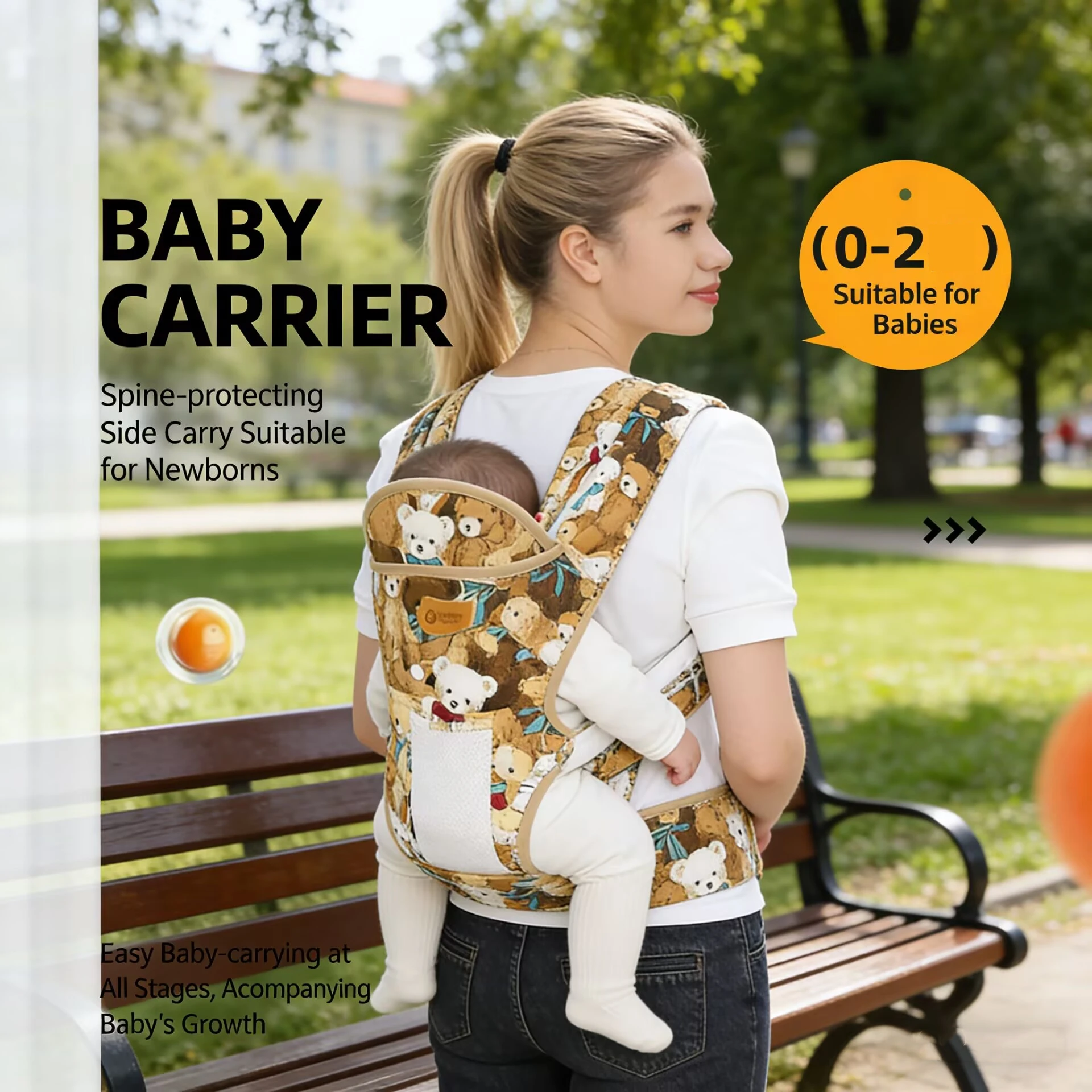 Baby Carrier Portable Toddler Wrap Hipseat Shoulder High  Strap Infant Bag Adjustable Quality Sling Shoulders Multifunctional