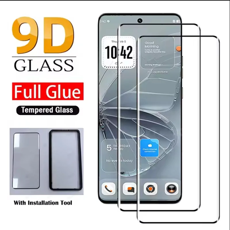 For Honor Magic 8 7 6 Pro Screen Protector with Easy installa Tool honor 200 400 Pro Magic VS V 5 2 3 Full Glue Tempered Glass