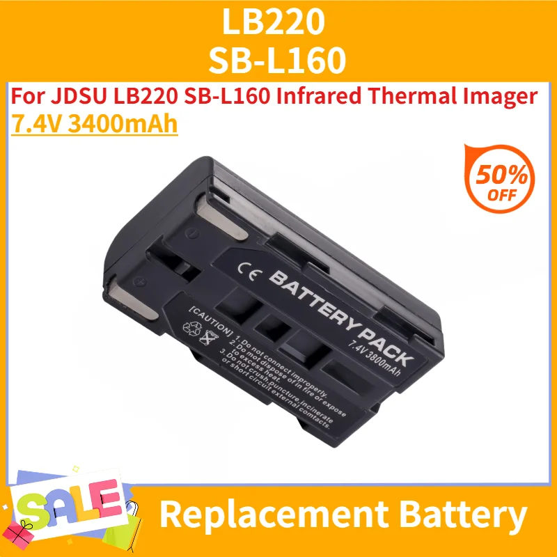 LB220 SB-L160 High Quality Battery 7.4V 3400mAh For JDSU LB220 SB-L160 Infrared Thermal Imager Replacement Battery