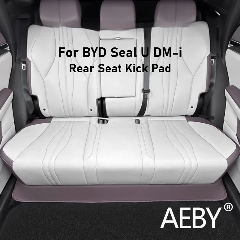 AEBY For BYD Seal U DM-i 2020-2025 Car Rear Seat Kick Protector Mat, Seat Protective Cover Anti Dirty Pad, Interior Styling
