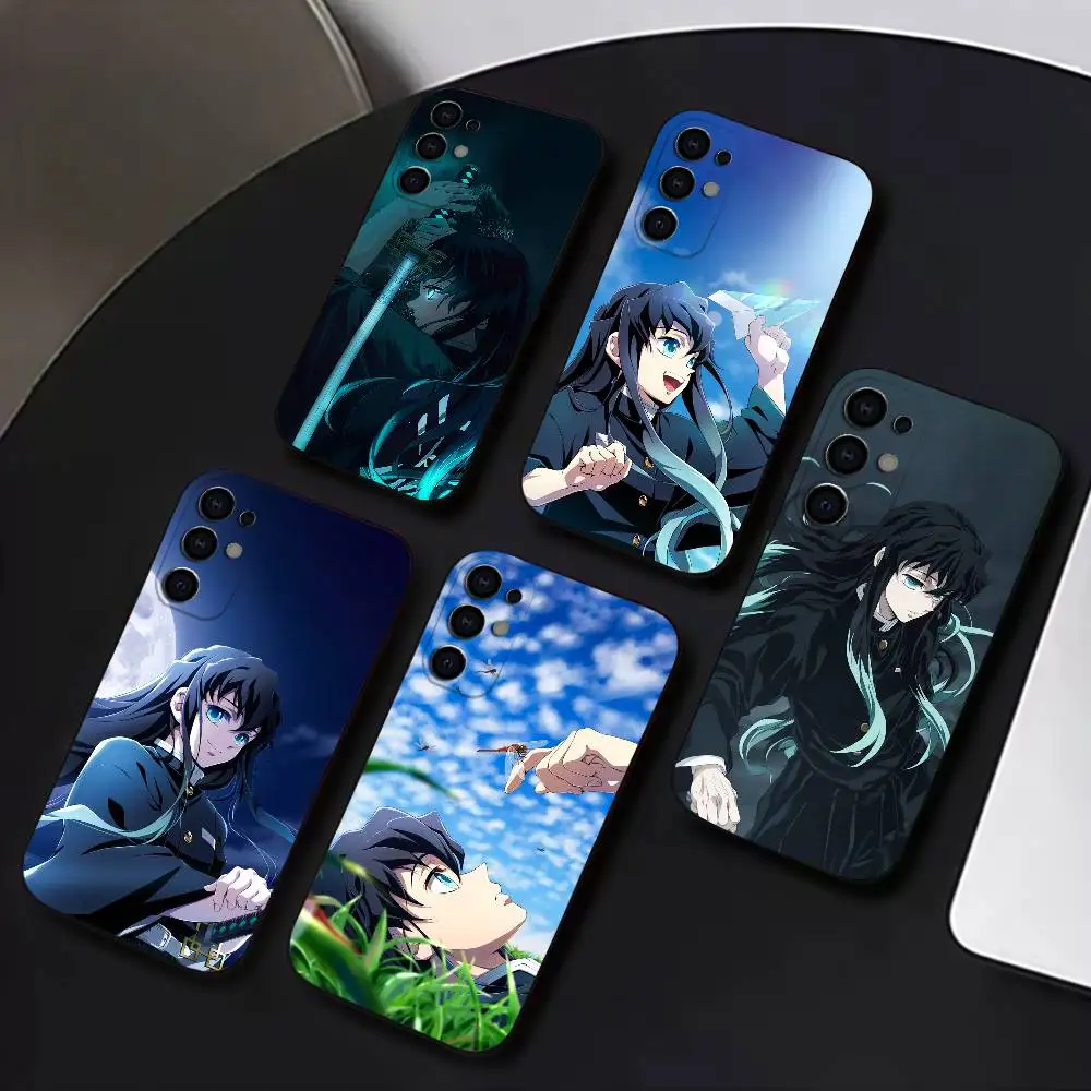 M-Muichiro ANIME T-Tokito Phone Case For Samsung S25,S24,S21,S22,S23,S30,Ultra,S20,Plus,Fe,Lite,Soft Black Cover